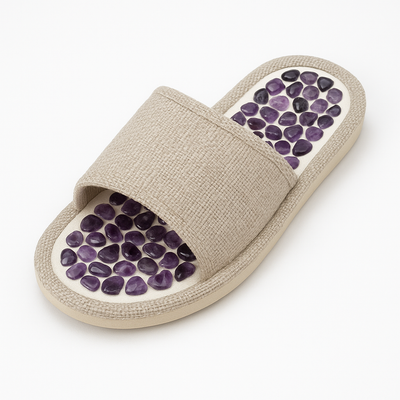 Amethyst pebble slides
